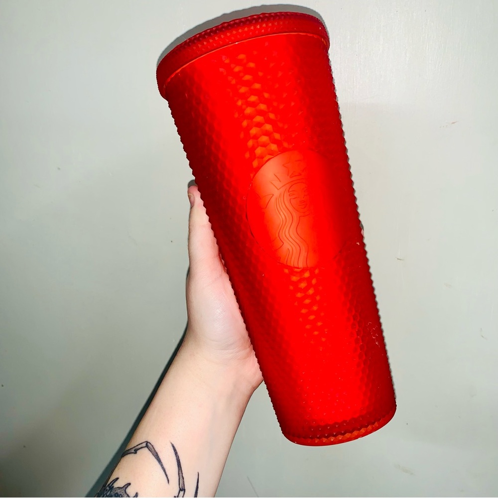 Starbucks Red Studded Tumbler, 24oz